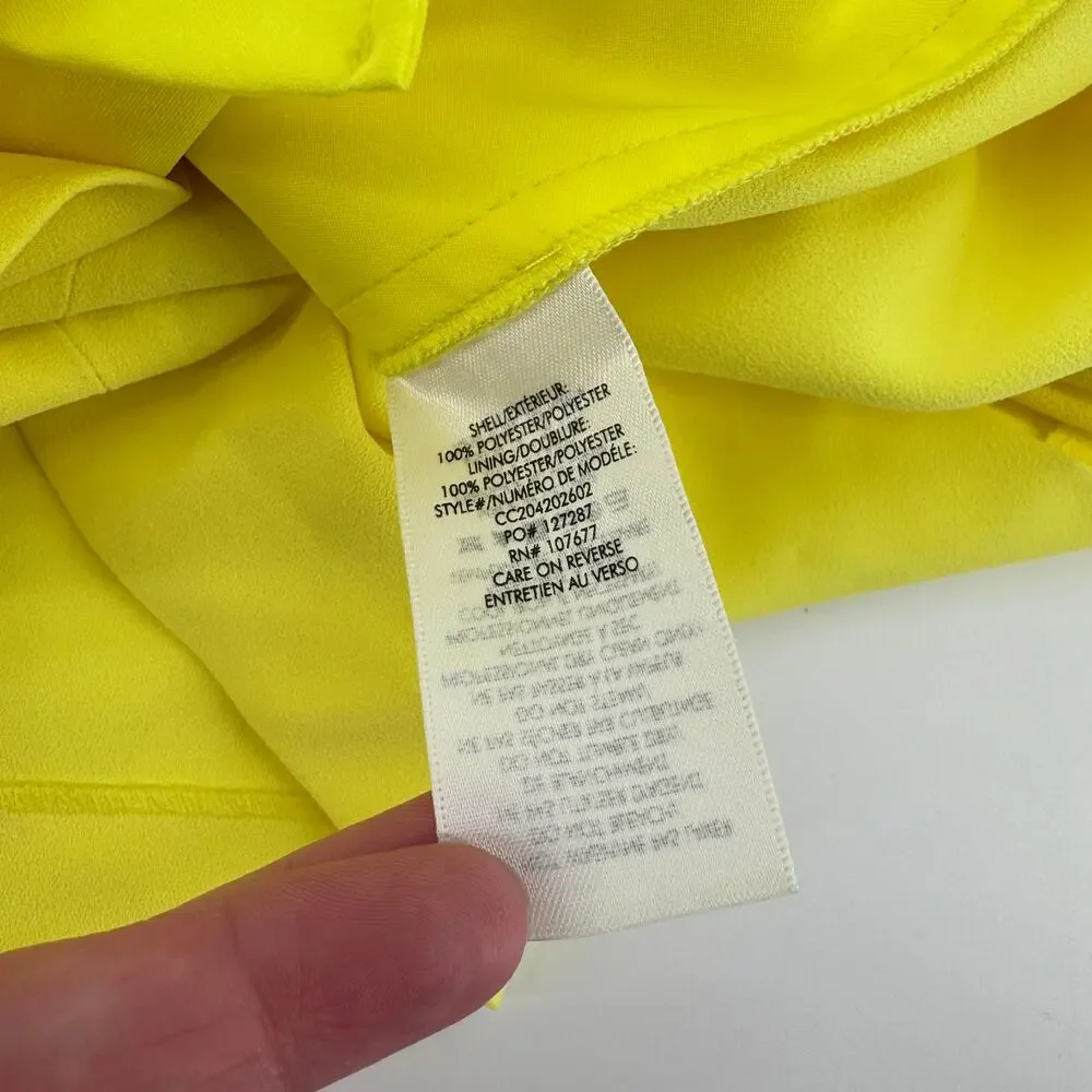 Alice + Olivia Steffie Belted Pleated Crepe Shorts Womens Size 14 NWT Bright - Picture 6 of 10